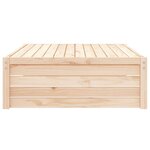 vidaXL Repose-pied de jardin 120x80 cm bois de pin massif