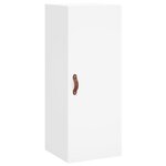 vidaXL Buffet haut Blanc 34 5x34x180 cm Bois d'ingénierie