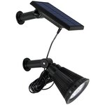 Spot solaire projecteur 2 en 1 à piquer ou à fixer Spiky Away W34 - H42 cm - LED blanc