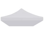 vidaXL Toit de tente de réception 3 x 6 m Blanc
