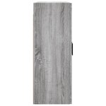 vidaXL Armoire murale sonoma gris 69 5x34x90 cm