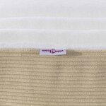 vidaXL Matelas de lit à ressorts ensachés en gris clair et vert  confort moyen  140x200x20 cm tissu