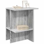vidaXL Table basse Sonoma gris 40 x 30 x 49 cm Bois d'ingénierie