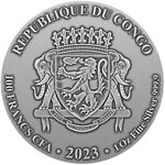 Pièce de monnaie en Argent 100 Francs g 31.1 (1 oz) Millésime 2023 ERNESTO CHE GUEVARA