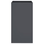 vidaXL Jardinière anthracite 42x38x75 cm acier laminé à froid