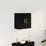 Cabinet mural vidaXL Chêne noir 60x31x70 cm Bois d'ingénierie