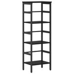 vidaXL Étagère Chêne noir 40 x 29 5 x 115 cm Bois d'ingénierie