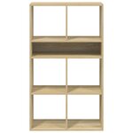 vidaXL Bibliothèque chêne sonoma 66x31x112 cm bois d'ingénierie