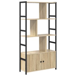vidaXL Étagère Chêne Sonoma 80 x 30 x 155 5 cm Bois d'ingénierie