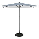vidaXL Parasol de jardin 270 x 270 cm Polyester Rectangulaire