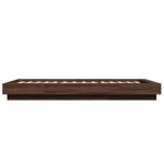 vidaXL Cadre de lit avec lumières LED sans matelas 90x200 cm
