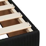 vidaXL Cadre de lit sans matelas noir 200x200 cm velours