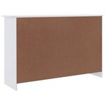 vidaXL Buffet ALTA blanc 112x35x73 cm bois massif de pin