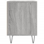 vidaXL Tables de chevet 2 Pièces sonoma gris 40x35x50 cm bois ingénierie