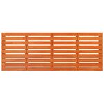 vidaXL Tête de lit murale 166x3x63 cm Bois massif de pin