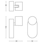 Philips - spot led design star h8 cm - blanc