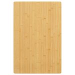vidaXL Dessus de table 60x100x4 cm bambou