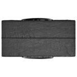 vidaXL Sac de rangement pour sapin de Noël noir 150x75x75 cm PE