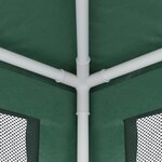 vidaXL Tente de fête et 10 parois latérales en maille Vert 3x12 m PEHD