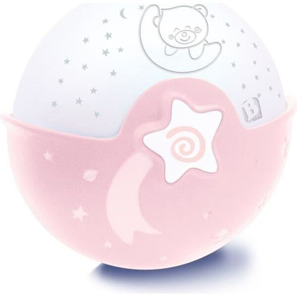 Veilleuse bébé à projecteur multicolore Projecto Lampe - Rose