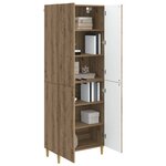 vidaXL Ensemble de Meubles 2 Pièces Chêne artisanal Bois d'ingénierie