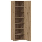 vidaXL Buffet en chêne artisanal 50x42.5x185 cm Bois de construction