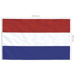 vidaXL Drapeau néerlandais et mât en aluminium 6 2 m