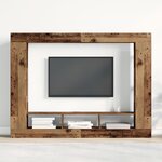 vidaXL Meuble TV Mural Bois Vieilli 152x22x113 cm