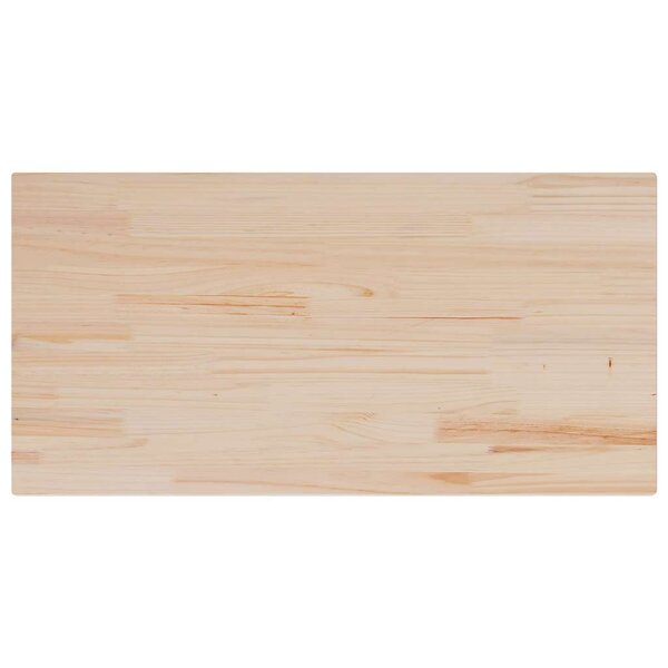vidaXL Dessus de table 100x50x1 7 cm rectangulaire bois de pin massif