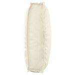 vidaXL Coussin Crème 120 x 50 x 12 cm Tissu Oxford