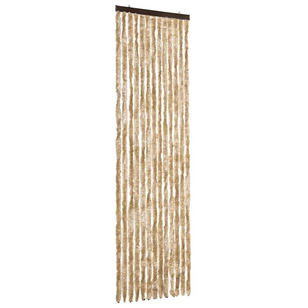 vidaXL Moustiquaire Beige 56x200 cm Chenille