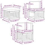 vidaXL Ensemble de canapés d'extérieur 6 pc Naturel