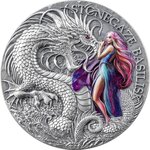Pièce de monnaie en Argent 2000 Francs g 62.2 (2 oz) Millésime 2025 Dragonology STONEGAZE BASILISK