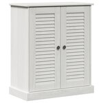 vidaXL Cabinet de salle de bain avec stockage Blanc 68 x 34 x 80 cm