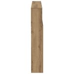 vidaXL Armoire de tête de lit chêne artisanal 120x19x103 5 cm