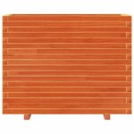 vidaXL Jardinière cire marron 90x40x72 cm bois de pin massif
