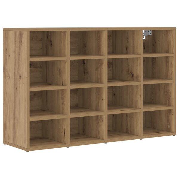 vidaXL Cabinet à chaussures avec étagère avec stockage chêne artisanal 103x30x51 cm