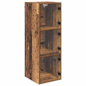 vidaXL Meuble mural Bois Ancien 35 x 37 x 102 cm Bois d'ingénierie