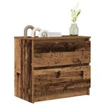 vidaXL Meuble TV vieux bois 60x35x54 cm bois d'ingénierie