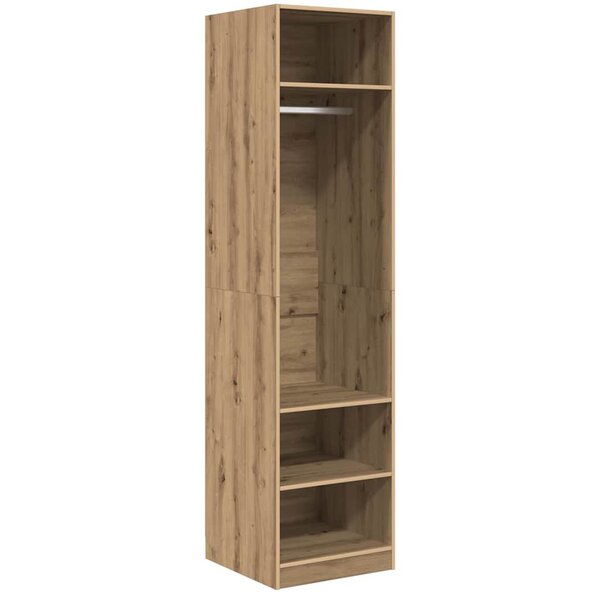 vidaXL Armoire avec stockage chêne artisanal Bois d'ingénierie