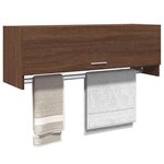 vidaXL Garde-robe Chêne marron 100x32 5x35 cm Bois d'ingénierie