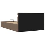 vidaXL Cadre de lit à rangement hydraulique sans matelas 120x200 cm