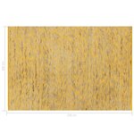 Vidaxl tapis fait à la main jute jaune et naturel 160x230 cm