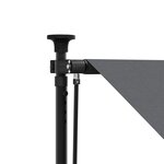 vidaXL Auvent rétractable anthracite 200x150 m tissu et acier