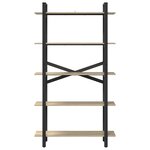 vidaXL Étagère Chêne Sonoma 100 x 33 5 x 178 cm Bois d'ingénierie