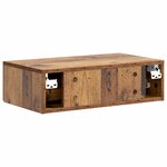 vidaXL Table d'appoint murale 59 x 34 5 x 17 cm Bois d'ingénierie