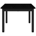 vidaXL Table basse Chêne noir 70 x 50 x 36 cm Bois d'ingénierie