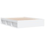 vidaXL Cadre de lit blanc 160x200 cm