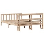 vidaXL Cadre de lit sans matelas 140x190 cm bois de pin massif