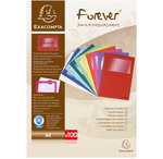 Paquet 100 chemises à fenêtre FOREVER Col As EXACOMPTA